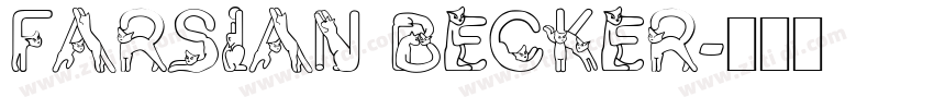 Farsian Becker字体转换